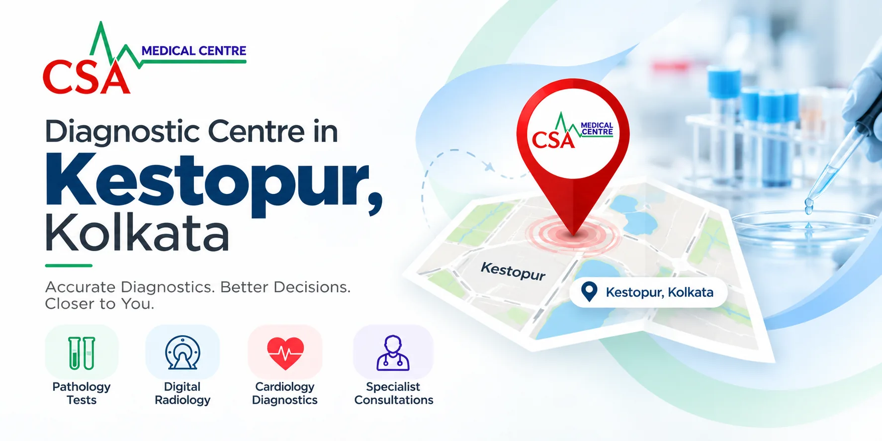 Looking for a Diagnostic Centre in Kestopur, Kolkata?
